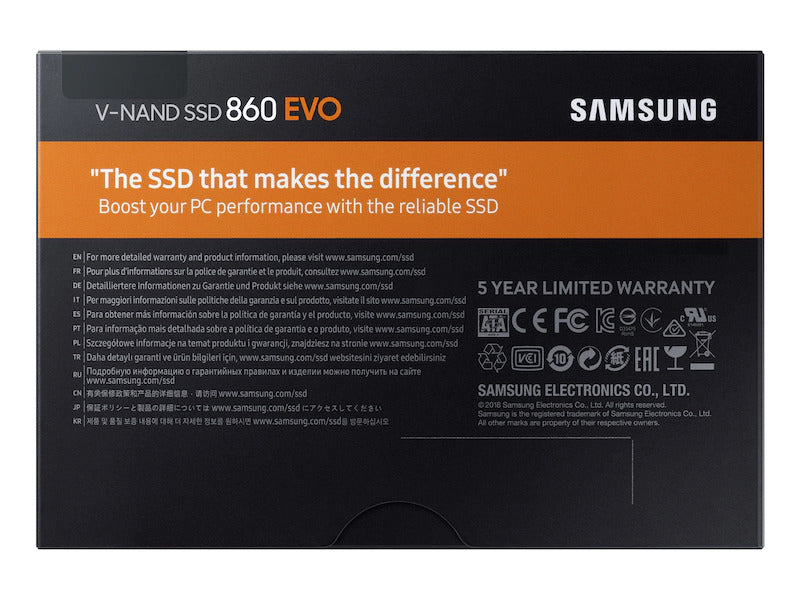 Samsung 860 EVO SATA III 2.5 inch 2TB SSD-MZ-76E2T0BW